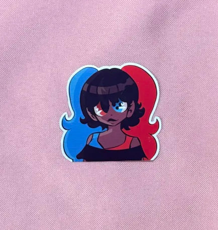 Nintendo Switch Girl Sticker